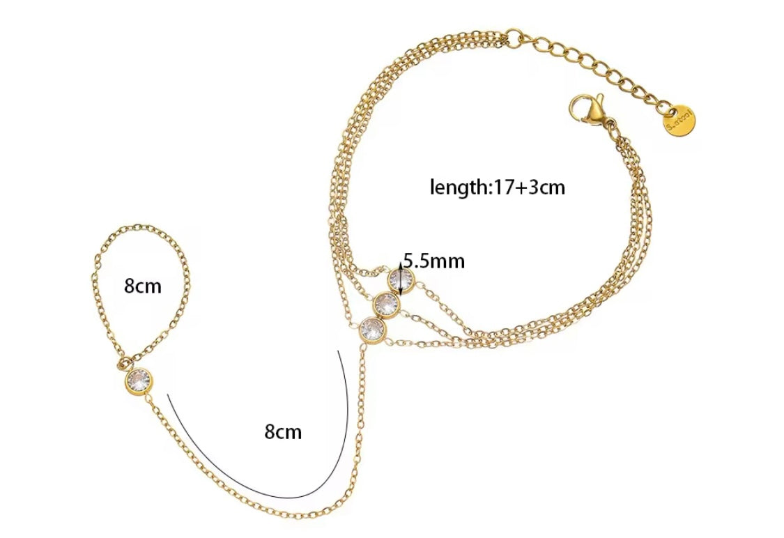 Halo hand chain